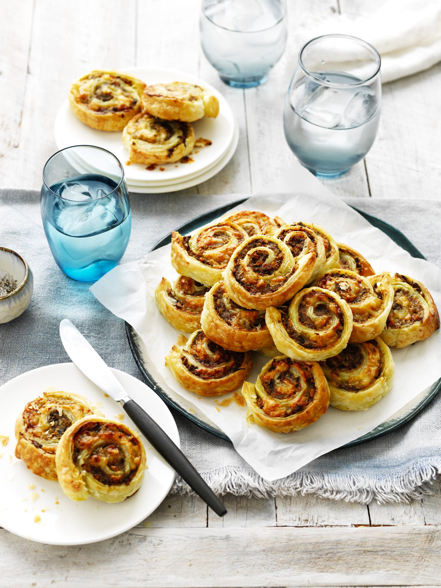 Mushroom & Pork Pinwheels