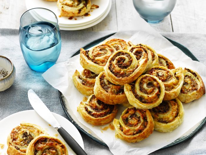 Mushroom & Pork Pinwheels