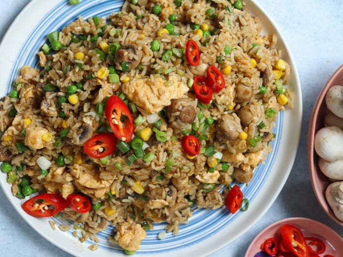 Mushroom Fried Rice