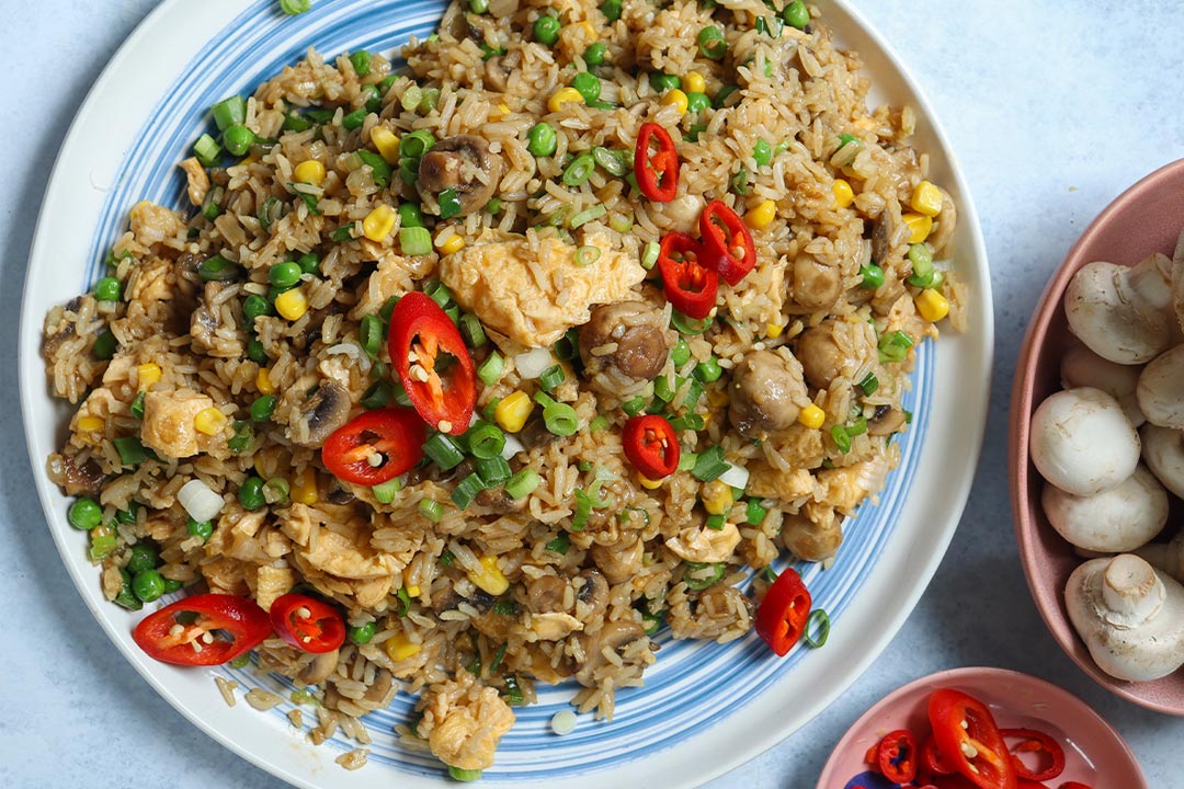 Mushroom Fried Rice