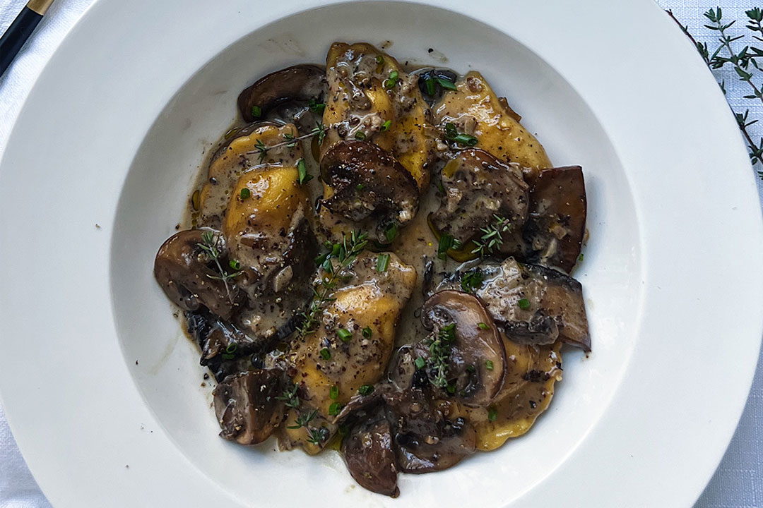 Mushroom Ravioli