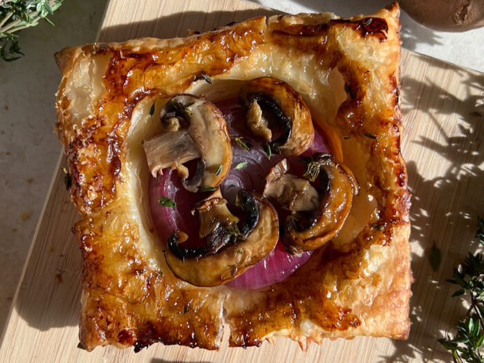 Caramelised Onion and Mushroom Bites