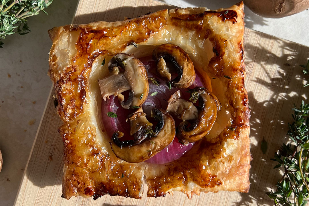 Caramelised Onion and Mushroom Bites