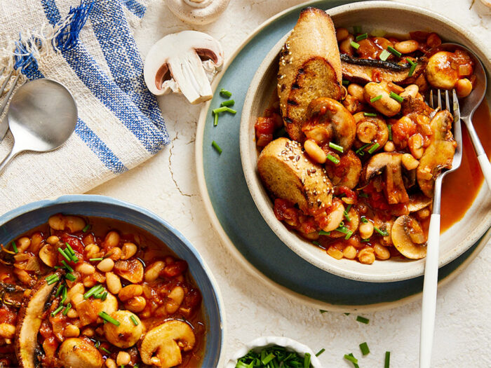 Rustic mushroom stew