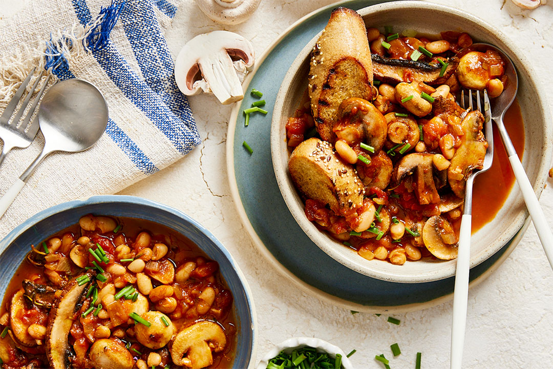 Rustic mushroom stew