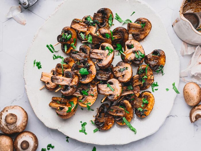 Yakitori Mushroom Skewers