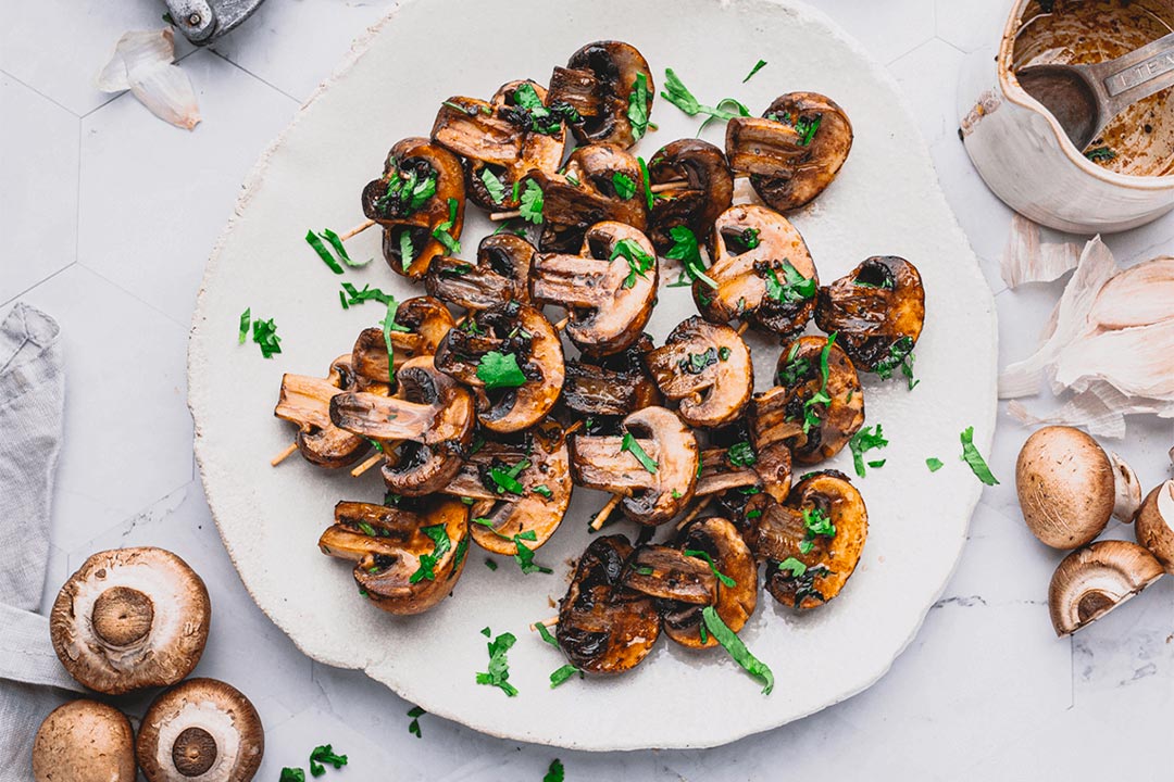 Yakitori Mushroom Skewers